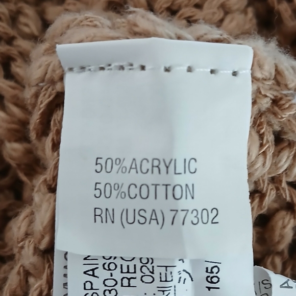 Zara Knit Button Front Tan Cardigan Sweater - Picture 9 of 9